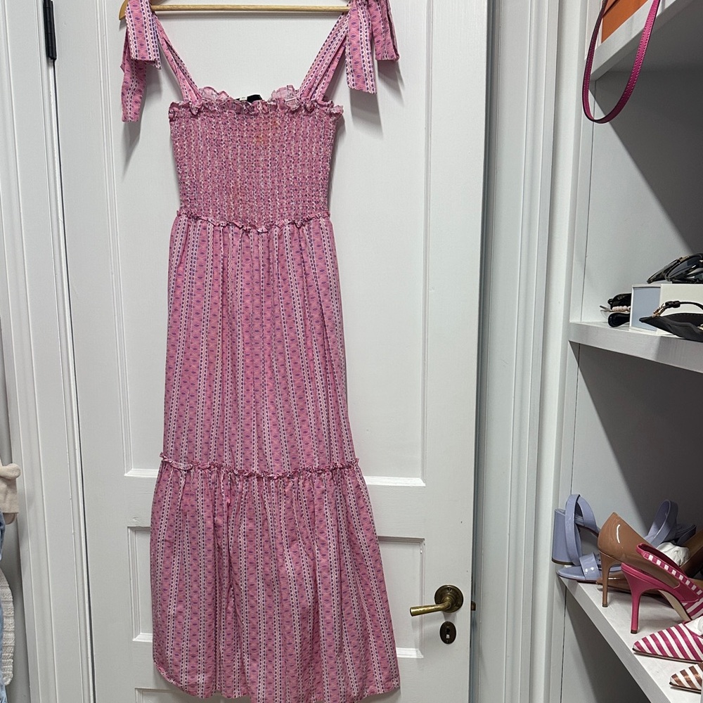 Tuckernuck Pink Patterned Dress